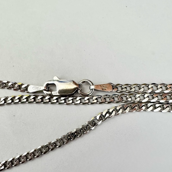 Jewelry - Sterling Silver Cuban Chain 16” Italian Silver NWT